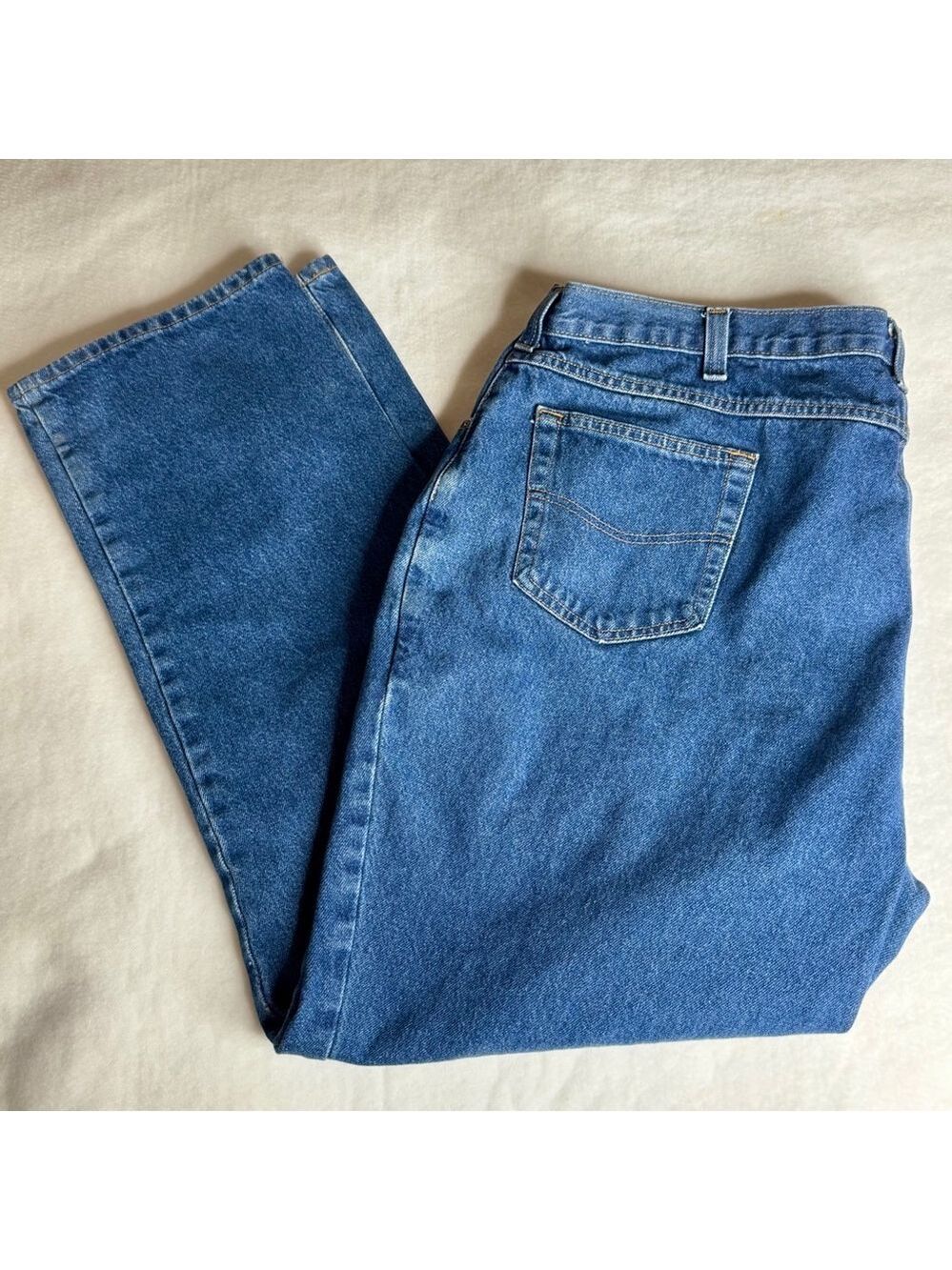 Carhartt Men’s Vintage Heavy Duty Blue Denim Relaxed Fit Jeans Size 44/32 - Picture 2 of 6